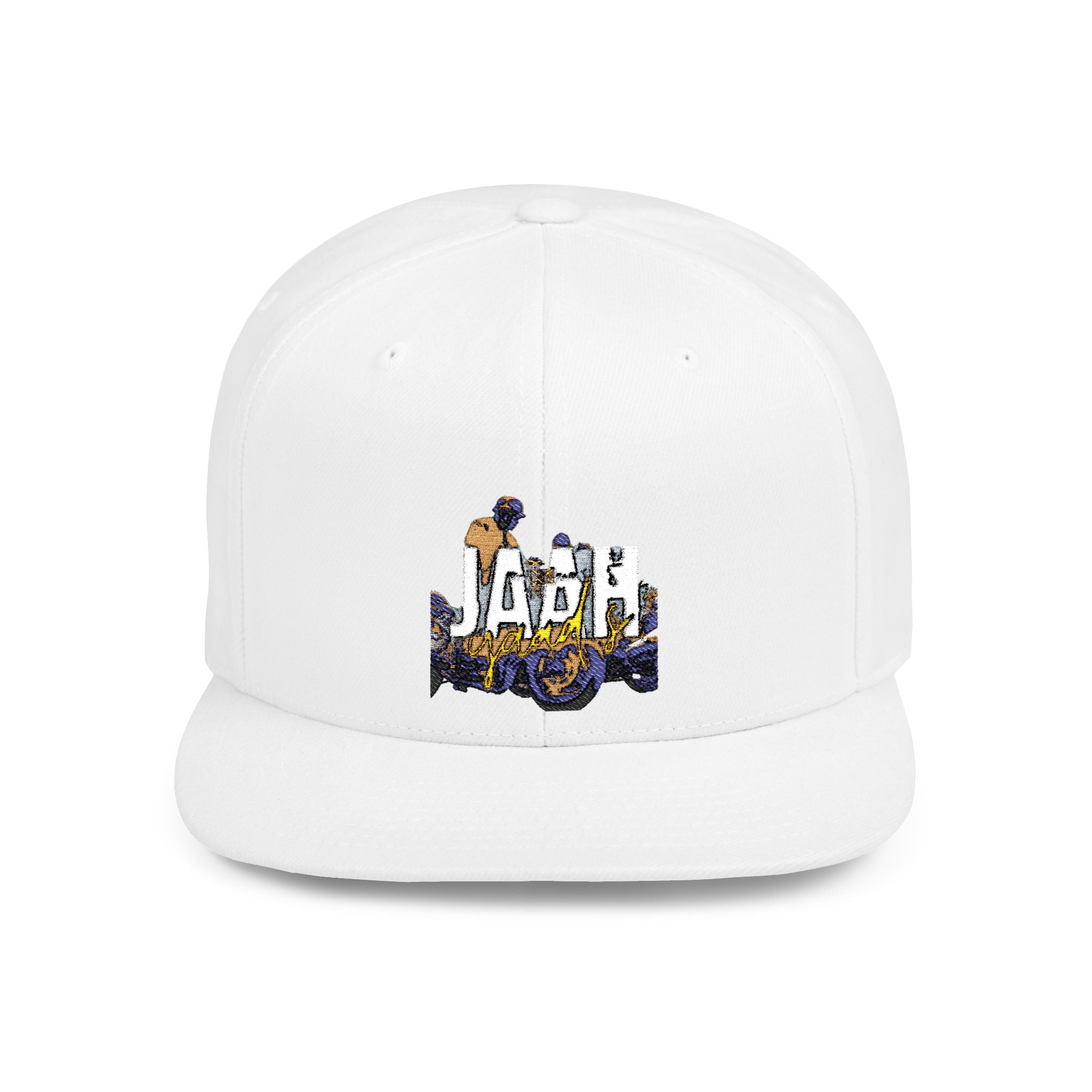 Stylish Flat Bill Snapback Hat, Trendy Cap for Streetwear Lovers, Perfect Gift for Fashionistas, Summer Accessory, Unisex Headgear