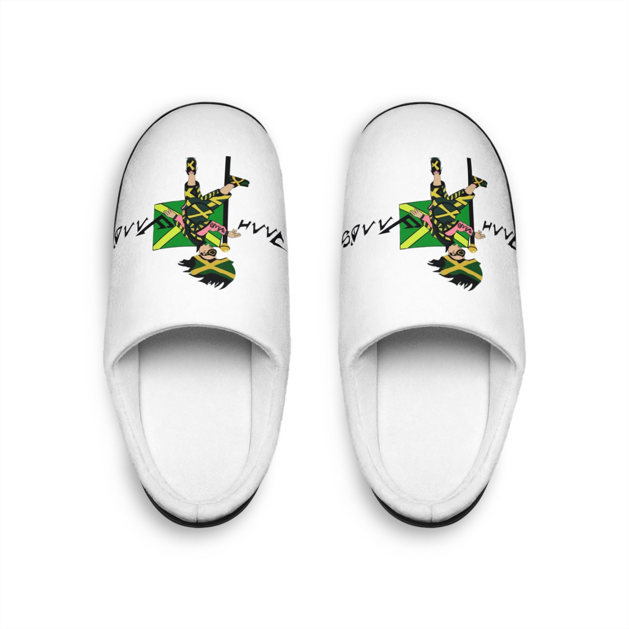 Cozy Graphic Slippers for Men, Stylish Indoor Footwear, Perfect for Relaxation, Gift for Him, Unique Home Comfort