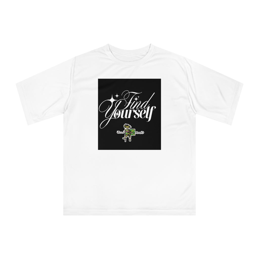 Find Yourself Unisex Performance T-Shirt, Motivational Tee, Athleisure Wear, Fitness Gift, Self-Discovery Shirt, Casual Style