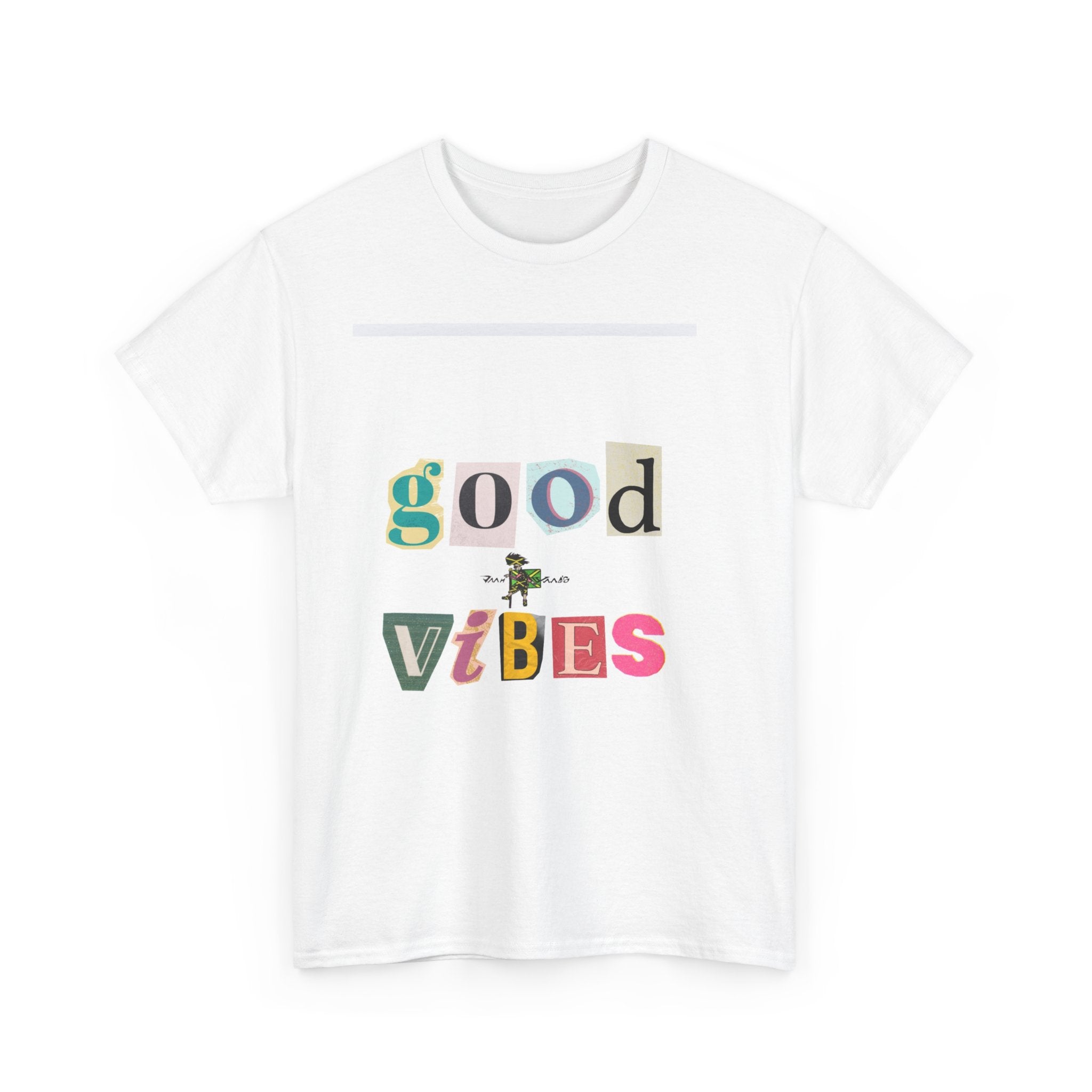 Good Vibes Unisex Cotton Tee | Positive Message T-Shirt, Casual Wear, Gift for Friends, Summer Fashion, Everyday Comfort