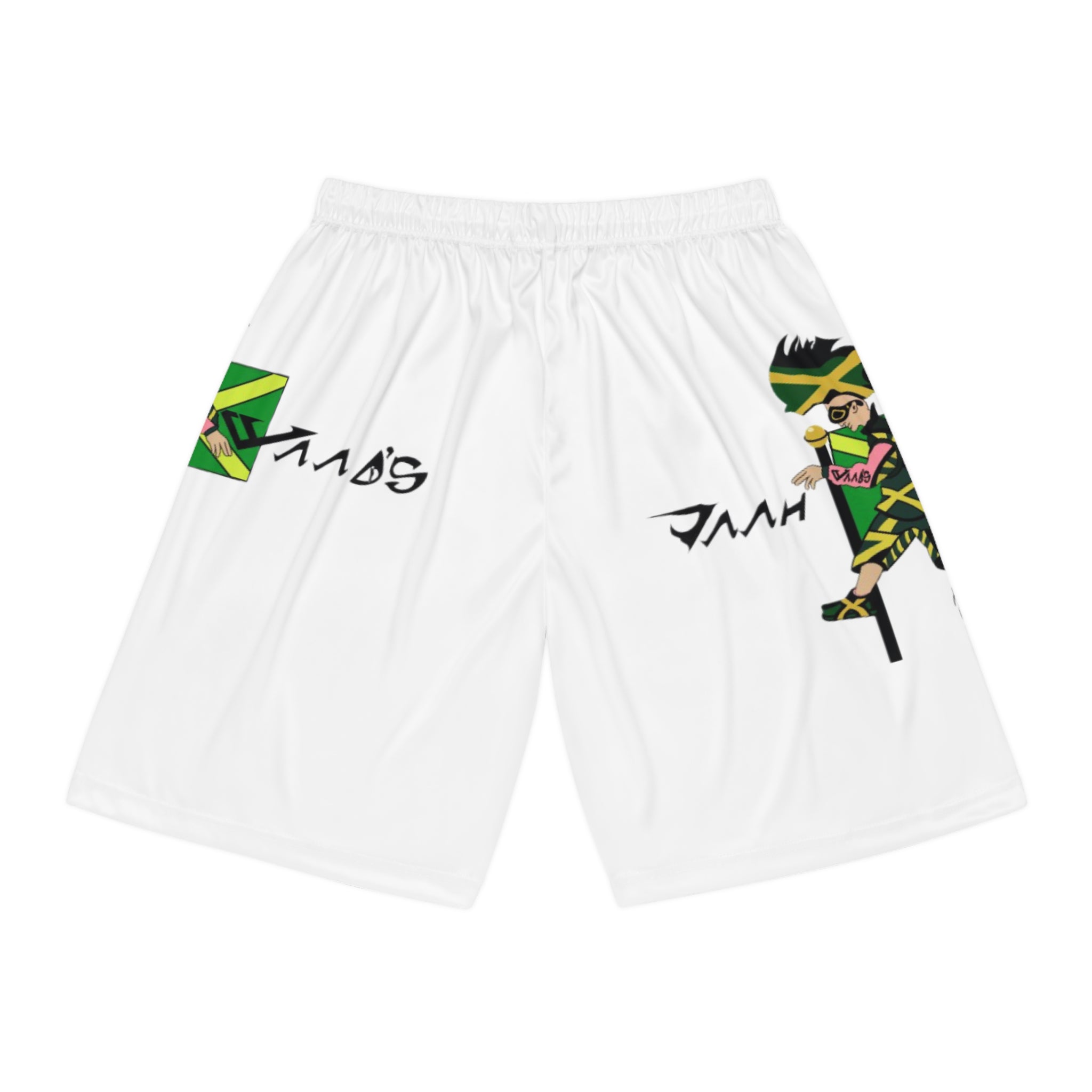 Vibrant Basketball Shorts for Athletes, Stylish Sportswear, Casual Summer Attire, Perfect for Game Days, Unique Design, AOP Pattern