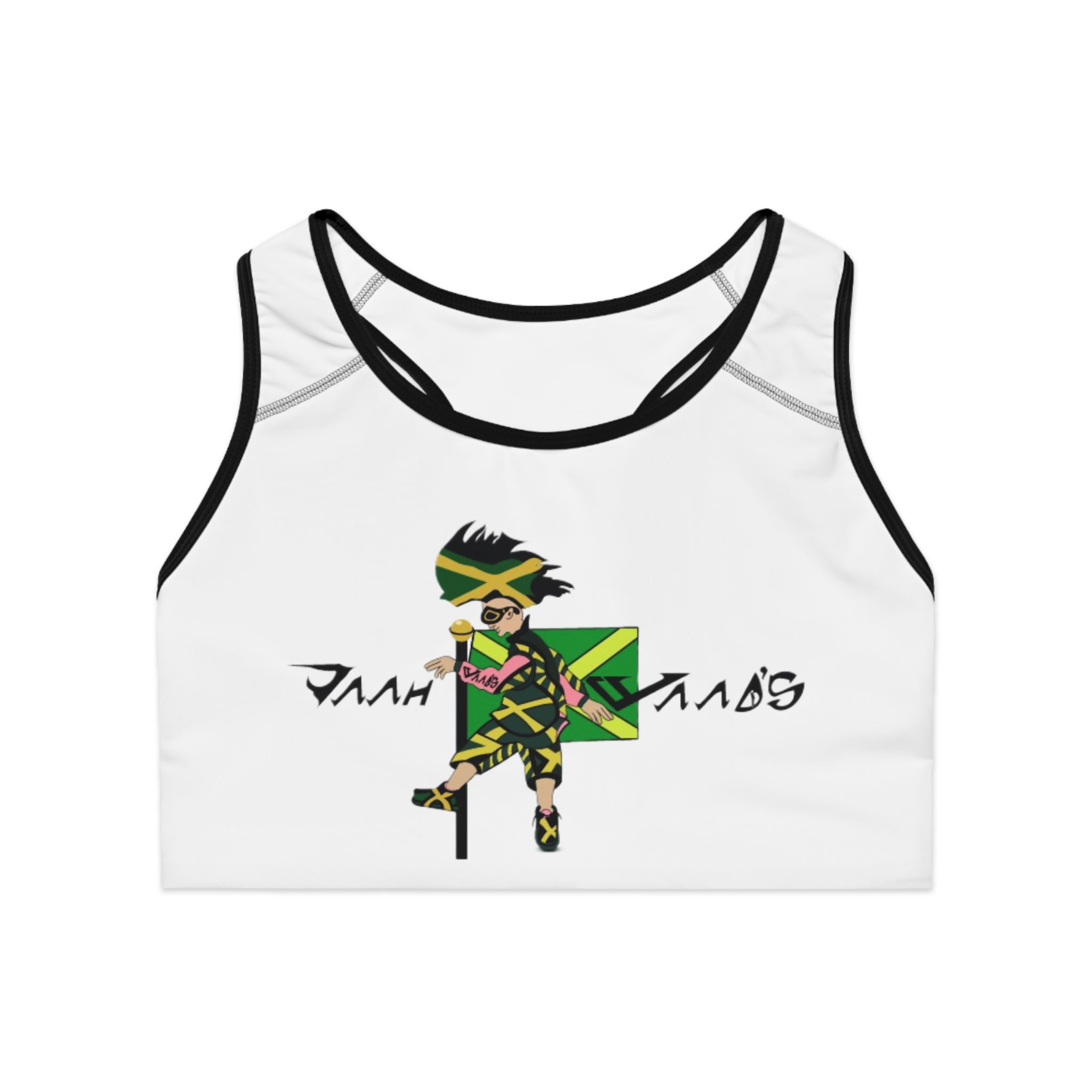 Vibrant Graphic Sports Bra | Athletic Wear, Fitness Apparel, Workout Gear, Inspirational Sports Bra, Active Lifestyle
