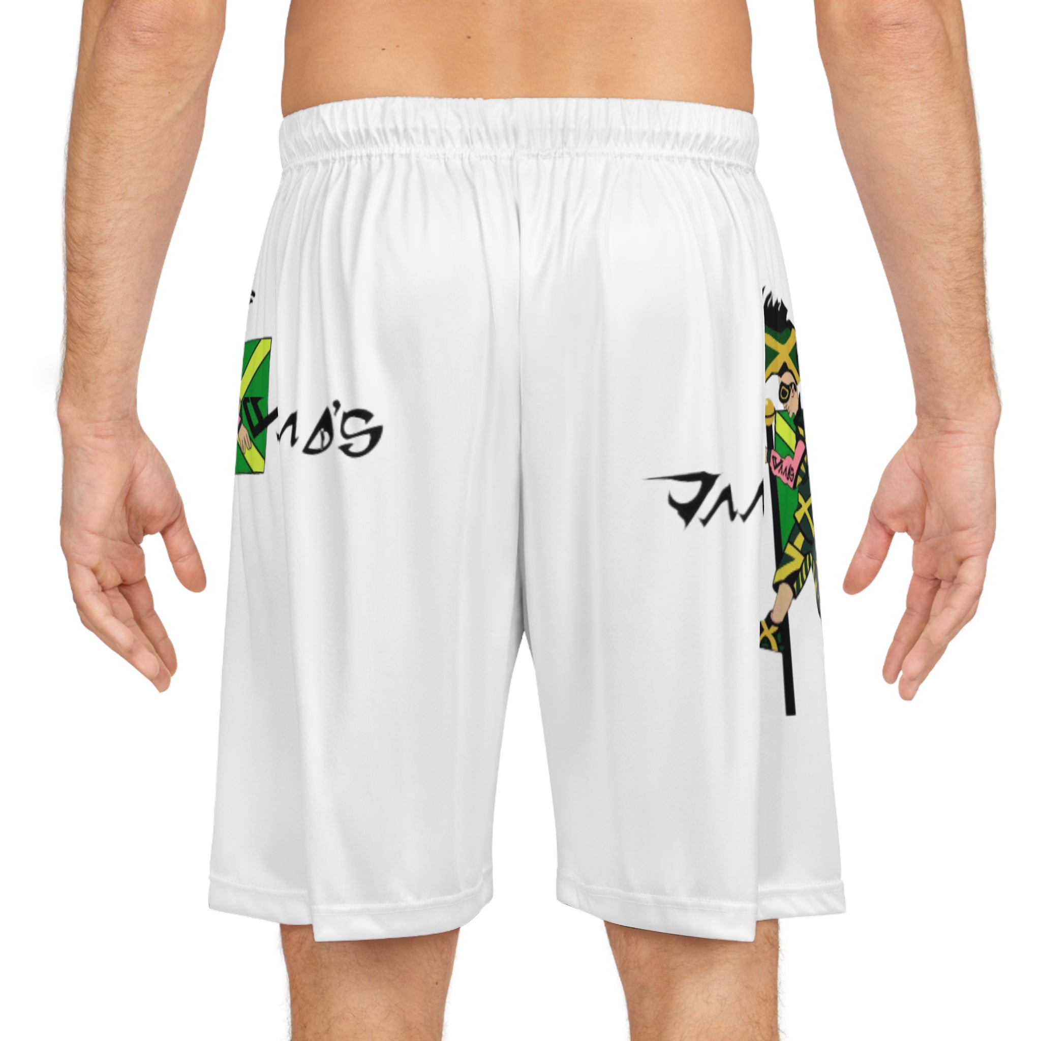 Vibrant Basketball Shorts for Athletes, Stylish Sportswear, Casual Summer Attire, Perfect for Game Days, Unique Design, AOP Pattern