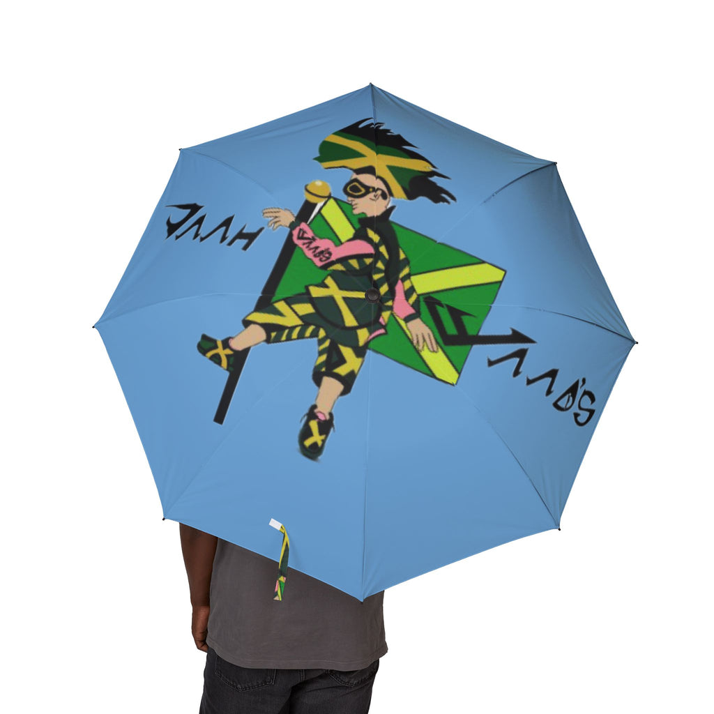 Vibrant Foldable Umbrella, Funky Umbrella for Rainy Days, Unique Gifts for Her, Stylish Weather Protection, Outdoor Accessories
