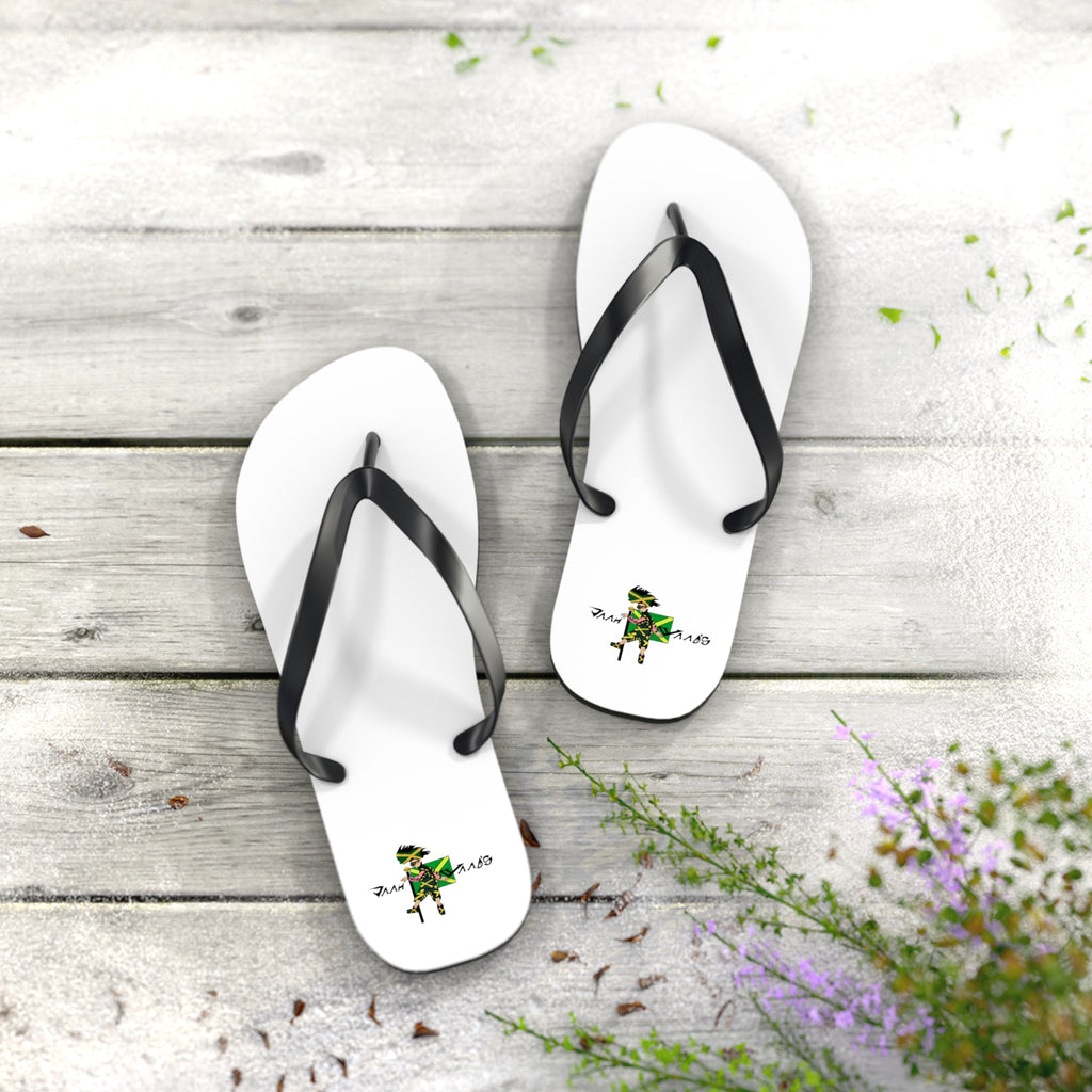 Chic Flip Flops for Summer Vibes, Fun Beachwear, Casual Outdoor Footwear, Travel Sandals, Gift for Pool Parties