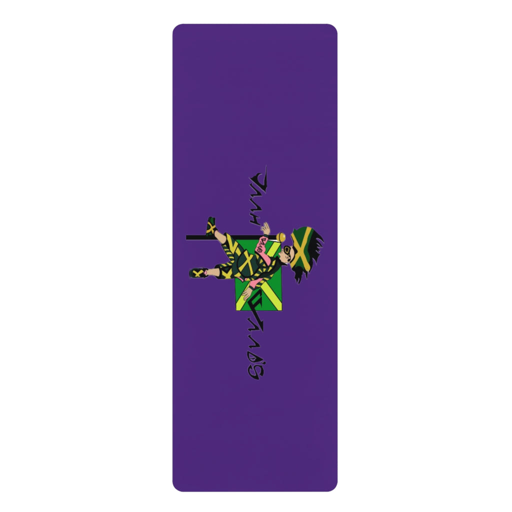 Vibrant Rubber Yoga Mat for Active Lifestyle, Home Workouts, Yoga Enthusiasts, Exercise, Meditation, Gift for Fitness Lovers