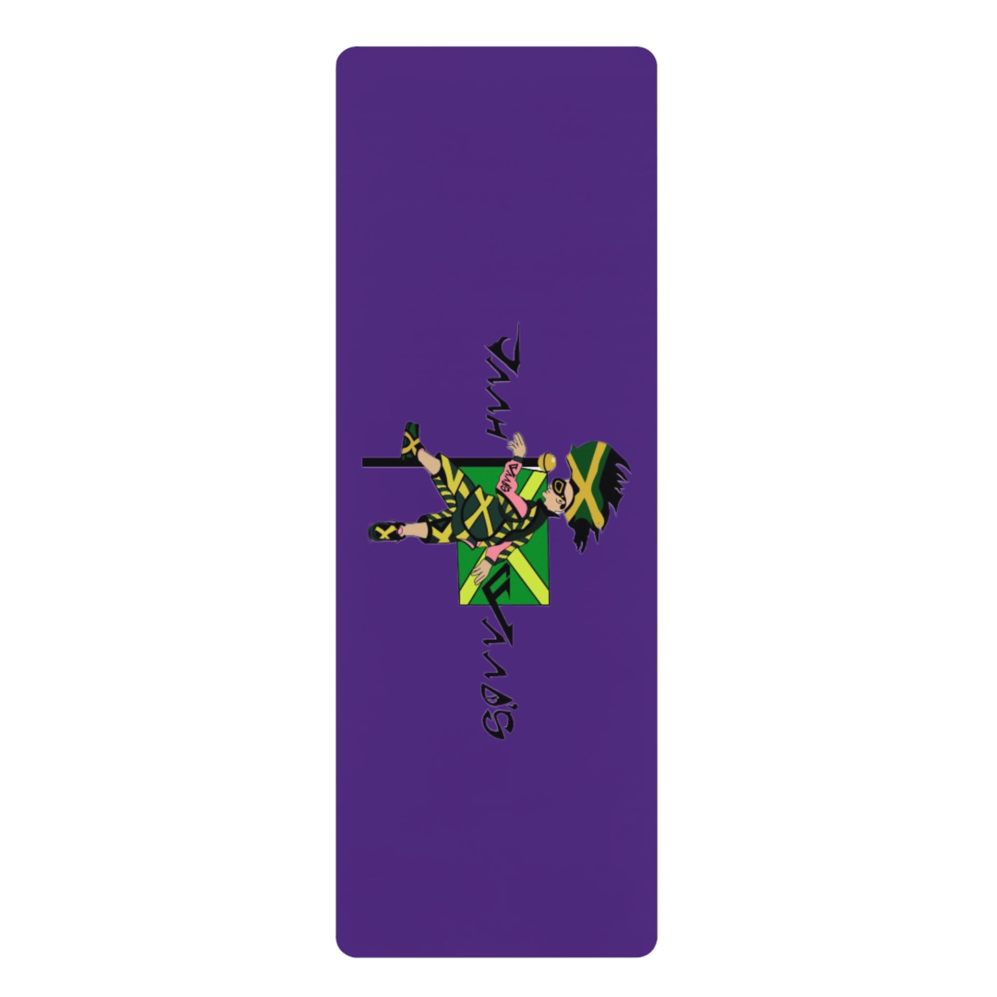 Vibrant Rubber Yoga Mat for Active Lifestyle, Home Workouts, Yoga Enthusiasts, Exercise, Meditation, Gift for Fitness Lovers