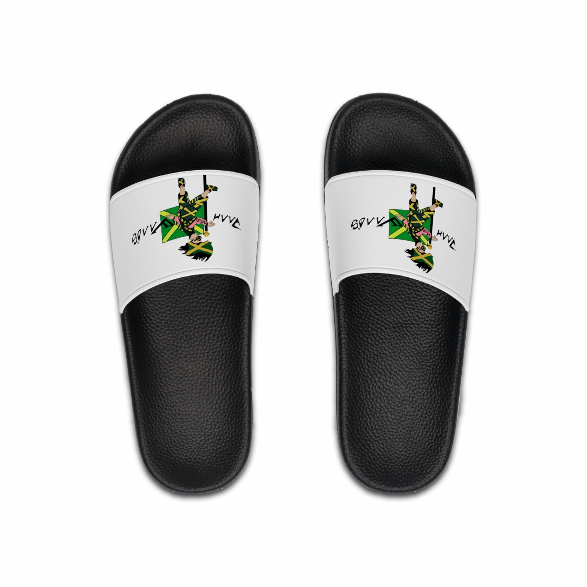Cool Men's Slide Sandals with Unique Graphic Design, Comfortable Summer Footwear, Beach Slippers, Gift for Dads and Grads