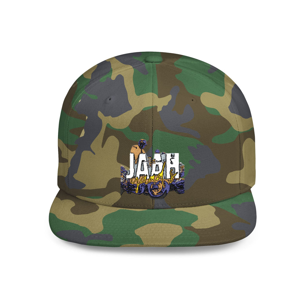 Stylish Flat Bill Snapback Hat, Trendy Cap for Streetwear Lovers, Perfect Gift for Fashionistas, Summer Accessory, Unisex Headgear
