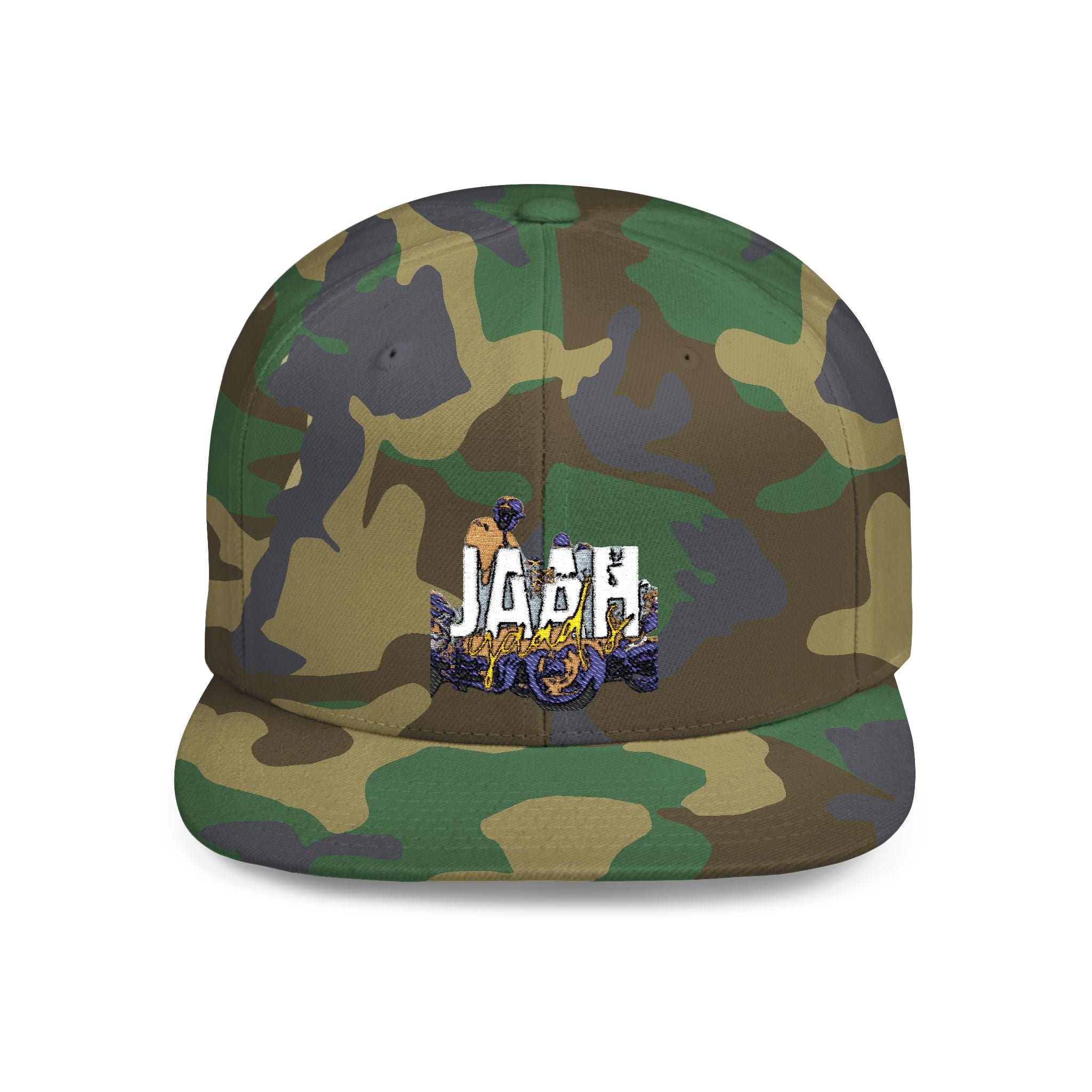 Stylish Flat Bill Snapback Hat, Trendy Cap for Streetwear Lovers, Perfect Gift for Fashionistas, Summer Accessory, Unisex Headgear