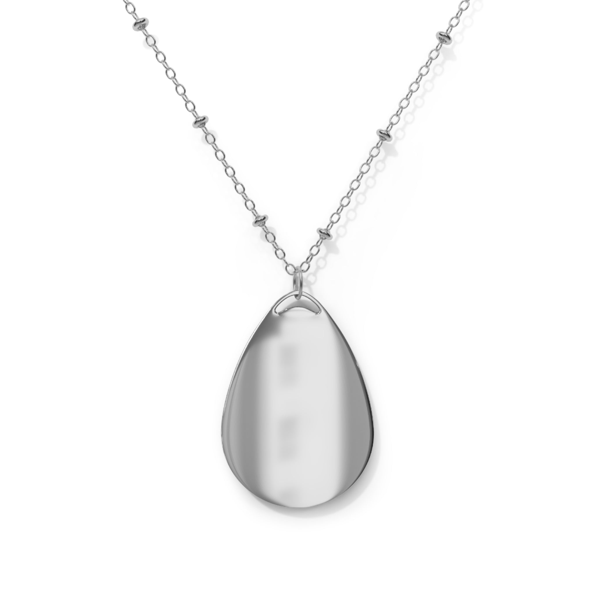 Stylish Oval Necklace, Personalized Gift, Unique Jewelry, Fashion Accessory, Everyday Wear, Trendy Neckpiece