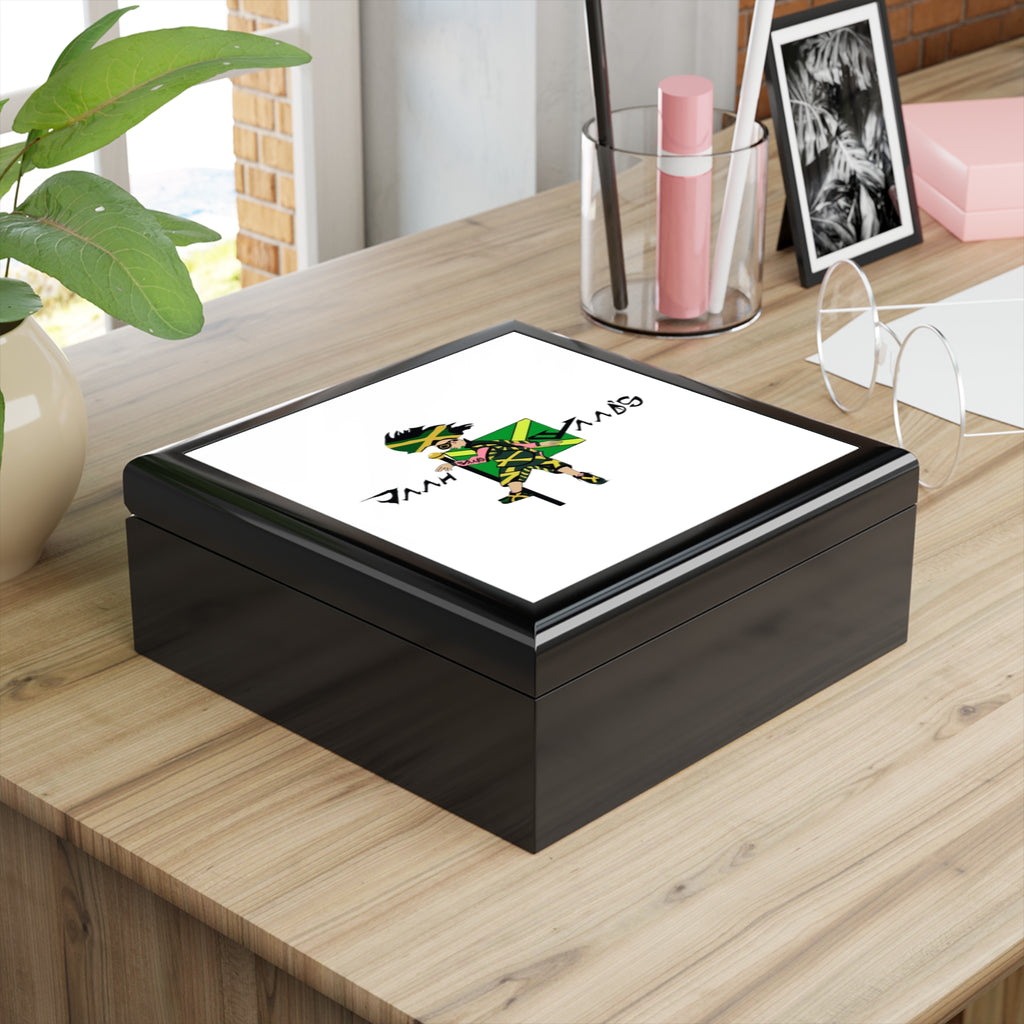 Unique Art Jewelry Box, Bohemian Keepsake Organizer, Perfect Gift for Her, Decorative Storage, Charm and Style