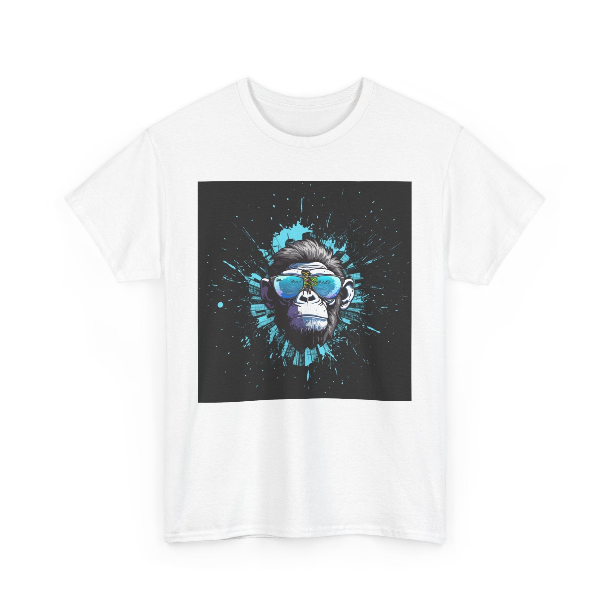 Cool Gorilla Graphic Tee, Unisex Heavy Cotton Shirt, Trendy Casual Wear, Fun Gift for Animal Lovers, Unique Statement T-Shirt