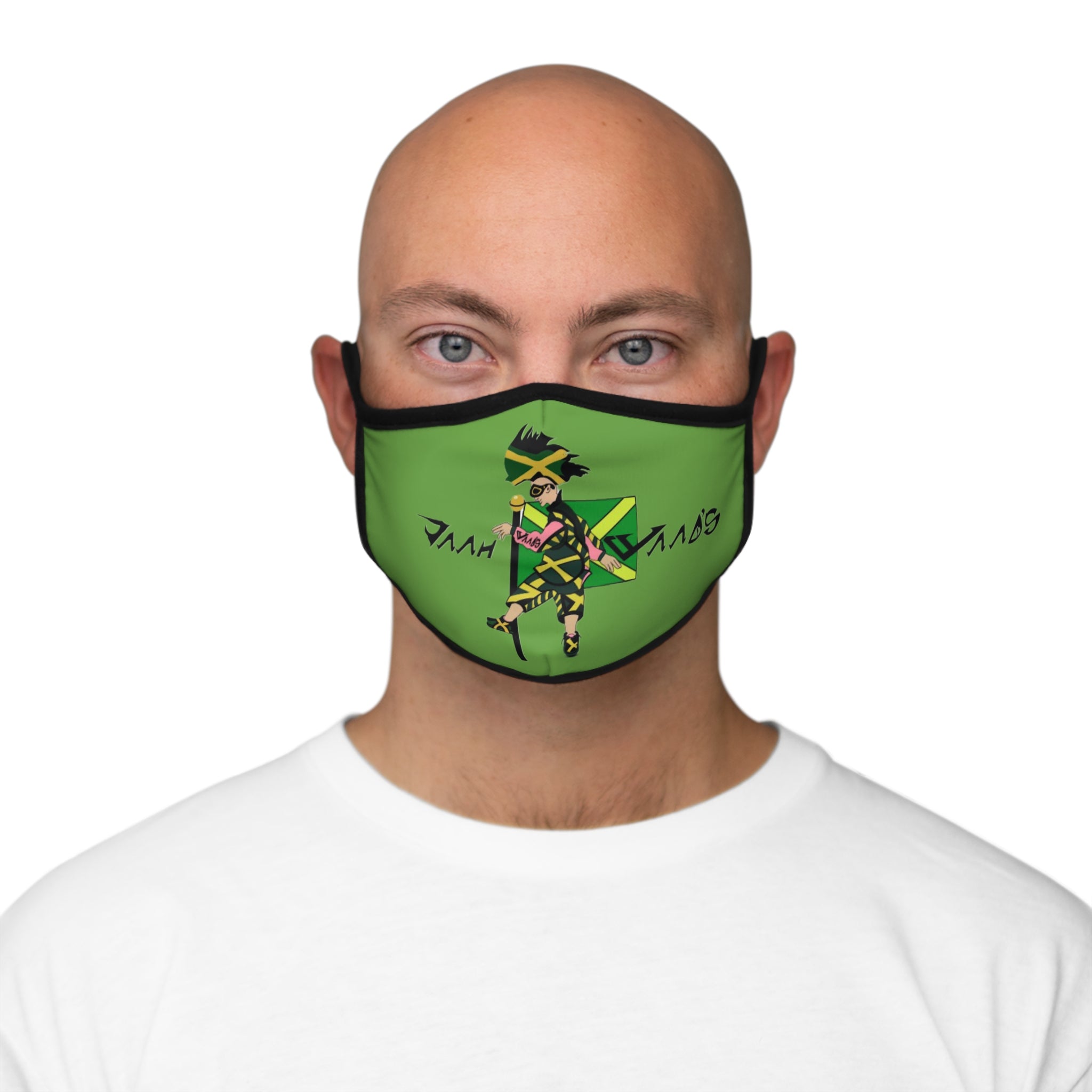 Funky Graphic Face Mask, Cool Masks for Festivals, Unique Gifts for Music Lovers, Stylish Protective Face Covering, Eco-Friendly Mask