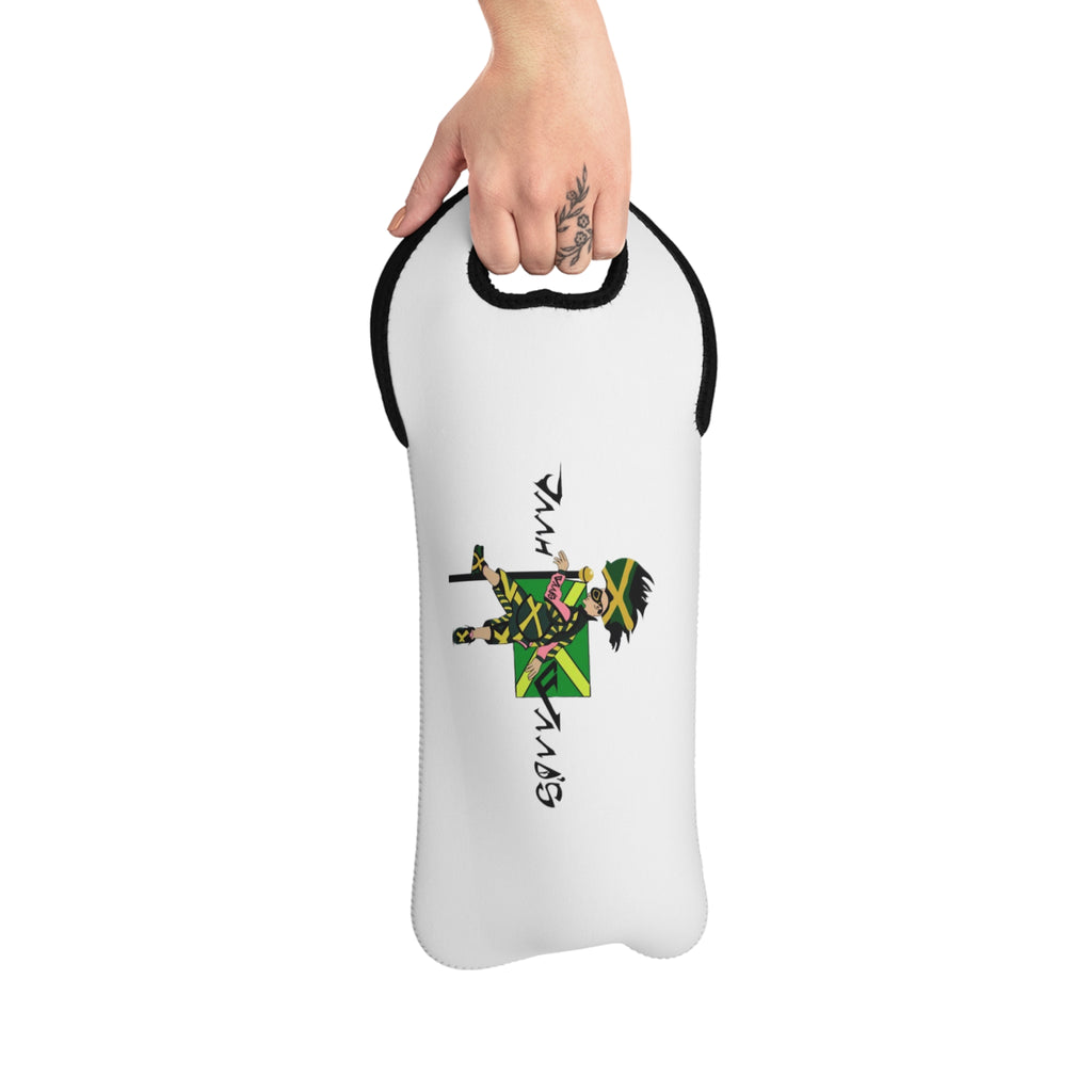 Stylish Wine Tote Bag for Adventurers, Perfect for Gifts, Picnics, and Celebrations; Insulated Wine Carrier, Eco-friendly Drink Holder