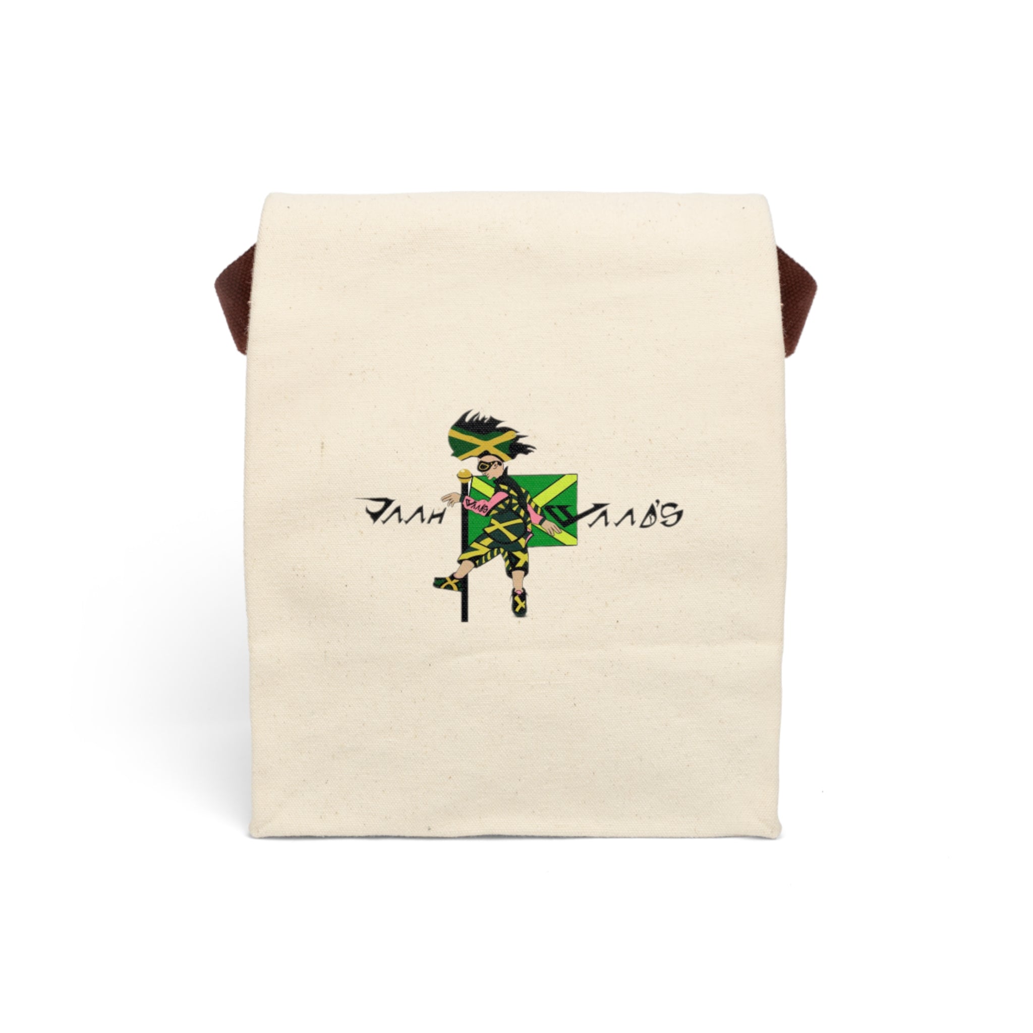 Vibrant Canvas Lunch Bag, Eco-Friendly Tote, Reusable Lunch Bag, Fun Food Storage, Stylish Lunch Tote, Perfect for Kids and Adults