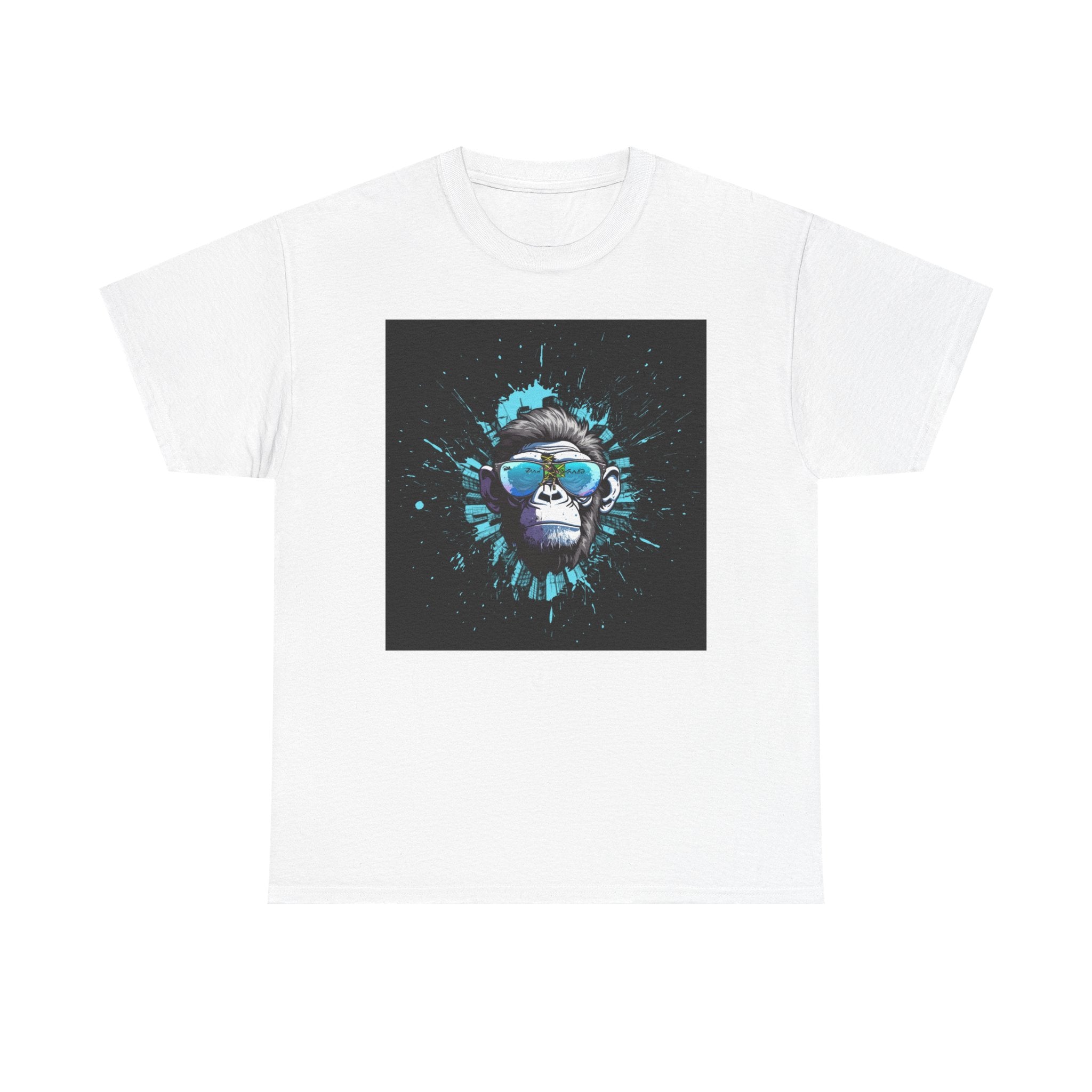 Cool Gorilla Graphic Tee, Unisex Heavy Cotton Shirt, Trendy Casual Wear, Fun Gift for Animal Lovers, Unique Statement T-Shirt
