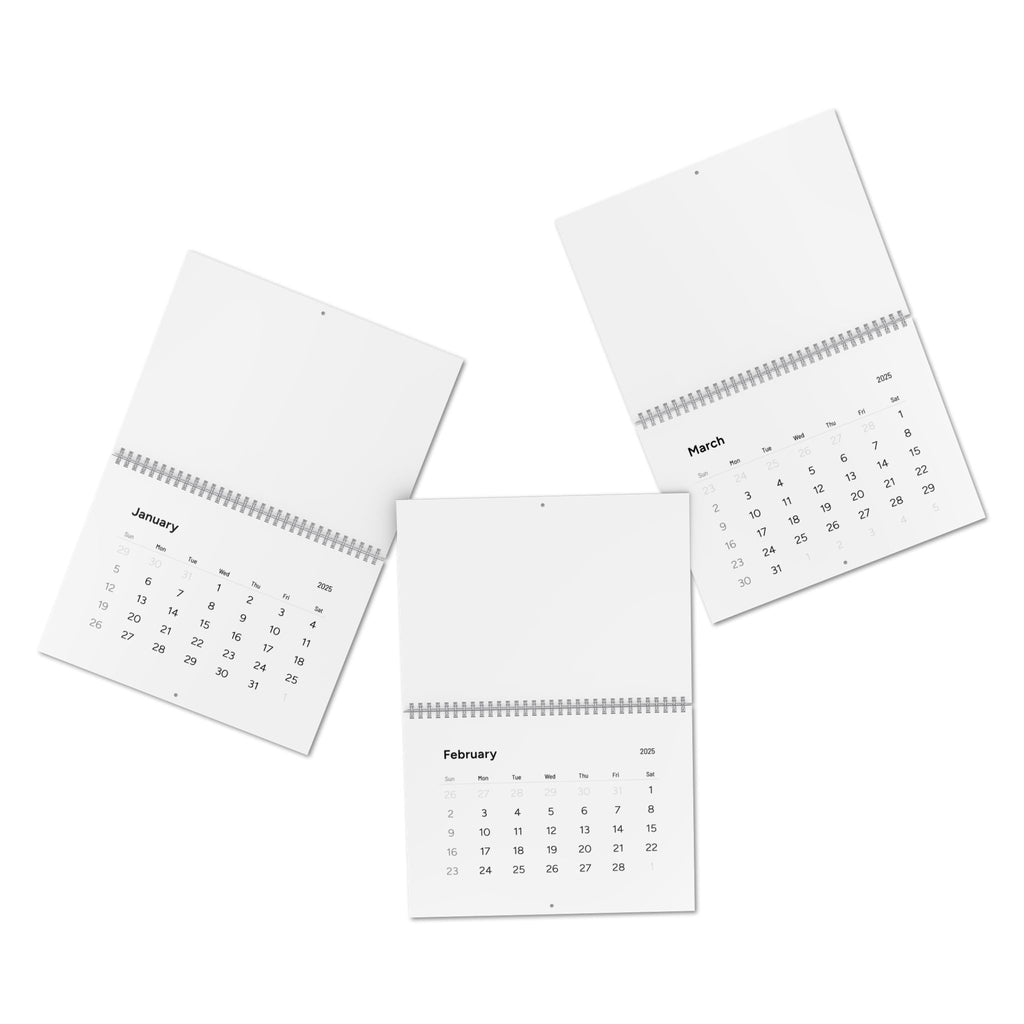 2025 Minimalist Wall Calendar | Yearly Planner, Timeless Design, Home Office Decor, Gift for Organizers, Stylish Wall Art