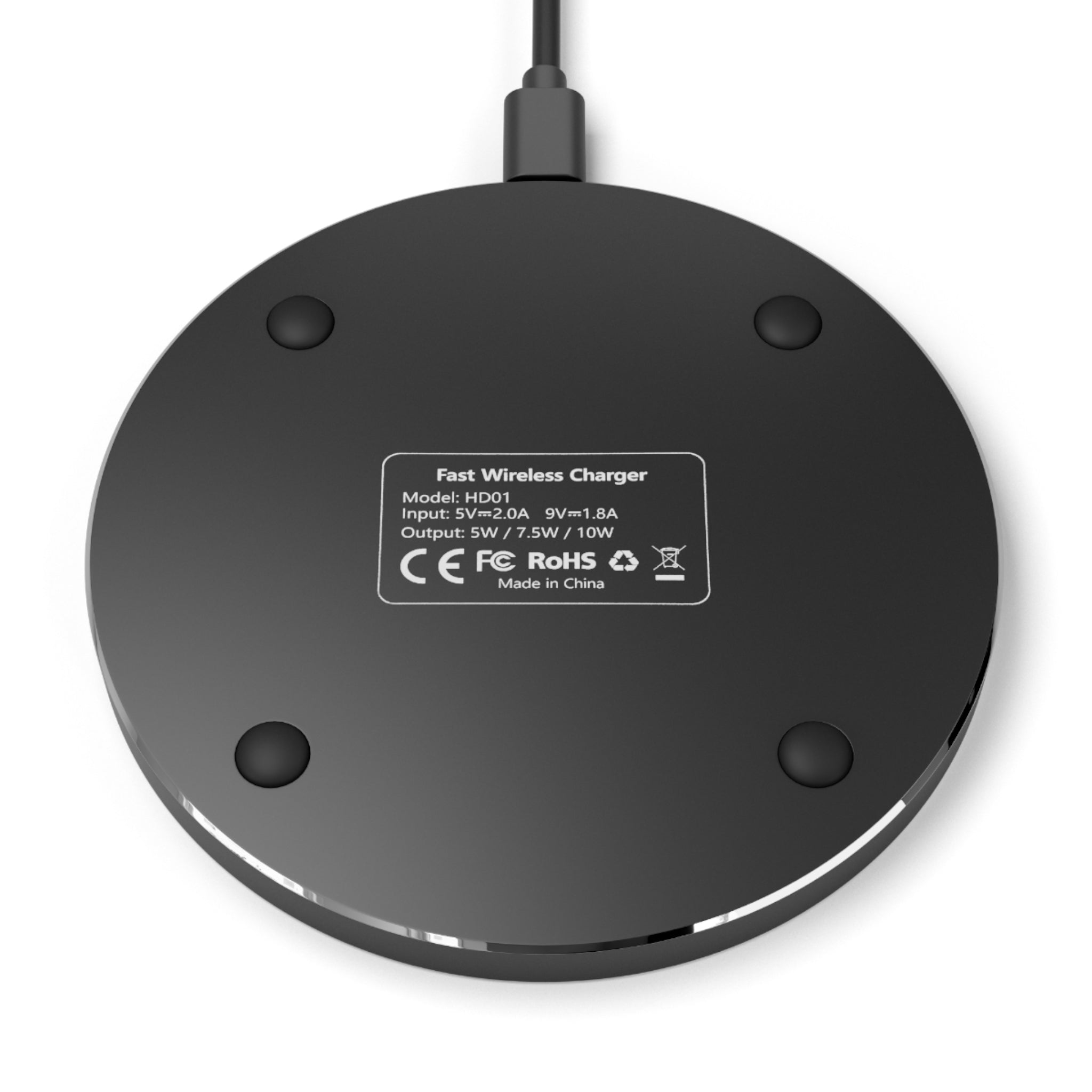 Wireless Charger with Jamaican Dancehall Vibes, Fast Charging Pad, Unique Tech Gift, Home Office Accessory, Festival Decor