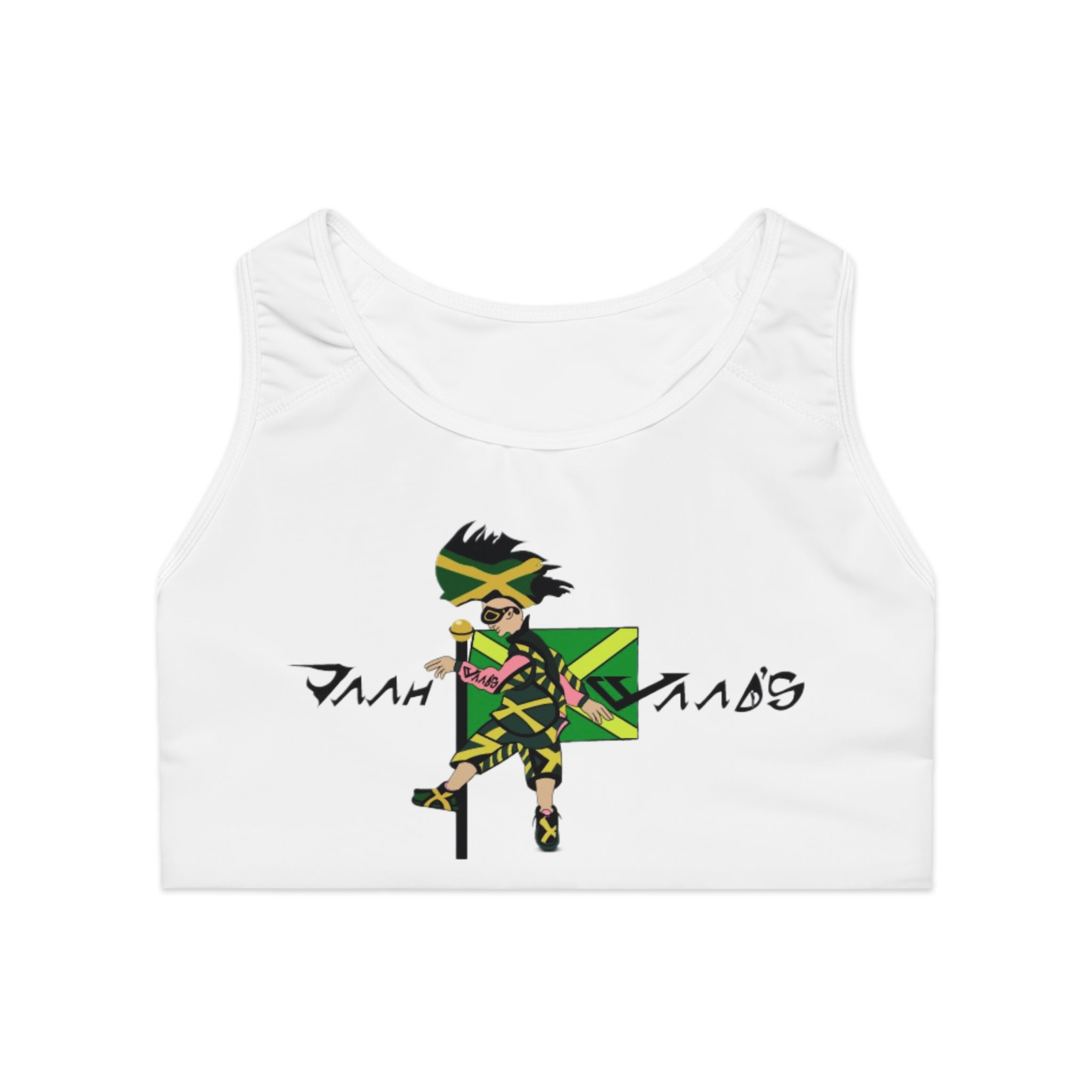 Vibrant Graphic Sports Bra | Athletic Wear, Fitness Apparel, Workout Gear, Inspirational Sports Bra, Active Lifestyle