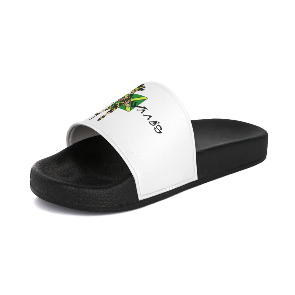 Cool Men's Slide Sandals with Unique Graphic Design, Comfortable Summer Footwear, Beach Slippers, Gift for Dads and Grads