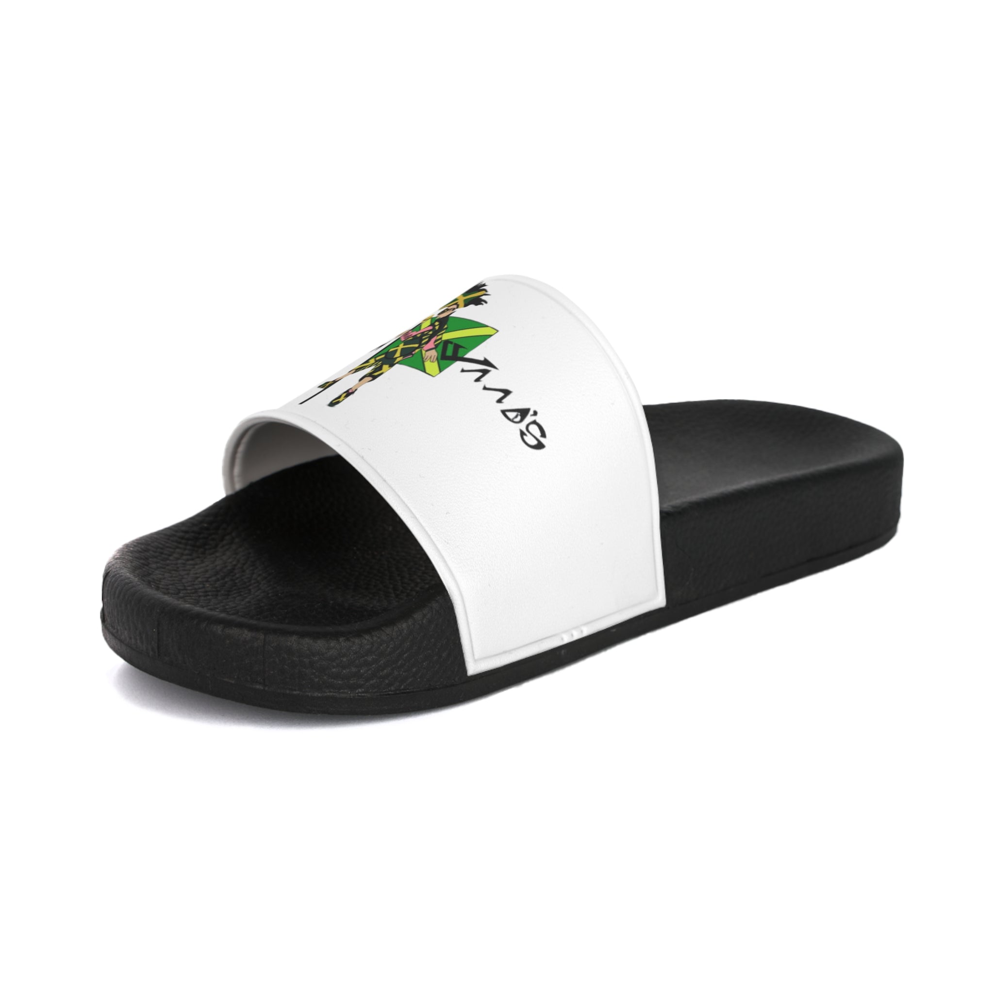 Cool Men's Slide Sandals with Unique Graphic Design, Comfortable Summer Footwear, Beach Slippers, Gift for Dads and Grads