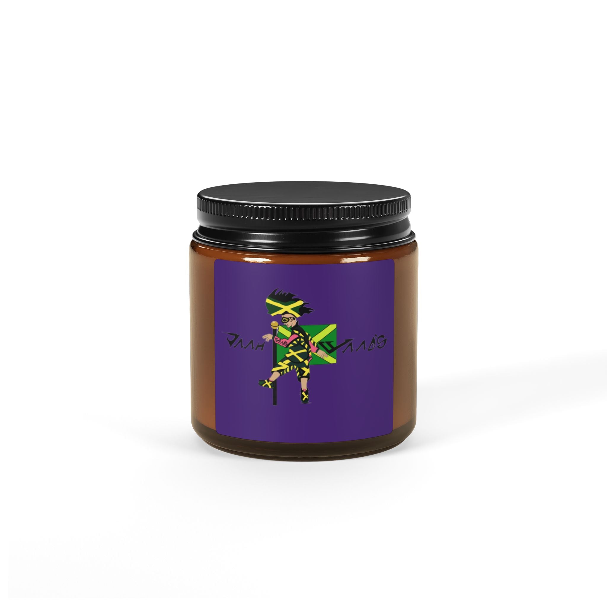 Scented Soy Candle with Vibrant Artwork, Eco-Friendly Home Decor, Gift for Relaxation, Aromatherapy and Celebrations