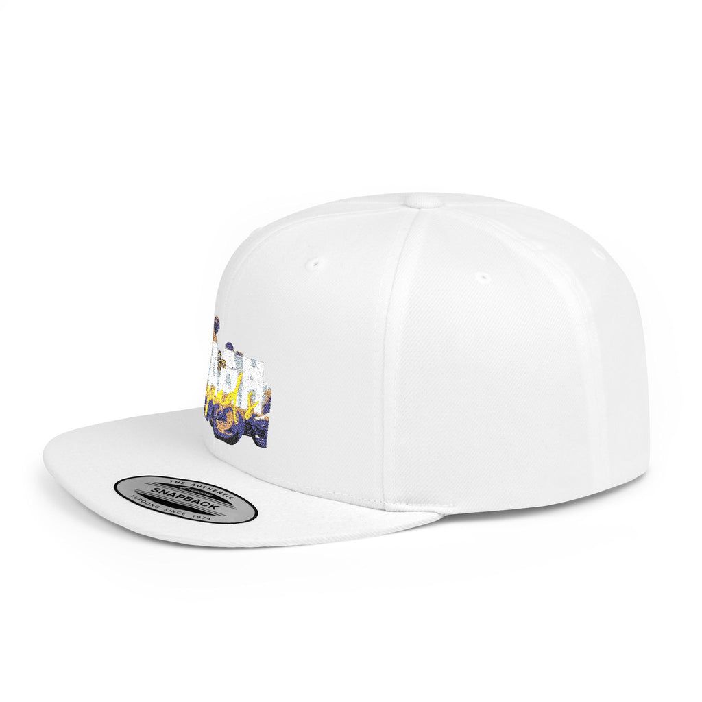 Stylish Flat Bill Snapback Hat, Trendy Cap for Streetwear Lovers, Perfect Gift for Fashionistas, Summer Accessory, Unisex Headgear