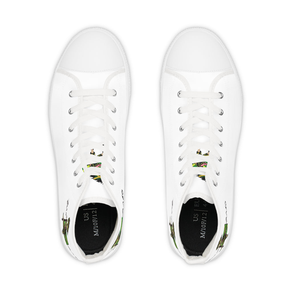 Stylish High Top Sneakers for Men, Casual Footwear, Trendy Unisex Shoes, Everyday Sneakers, Gift for Him, Streetwear Style