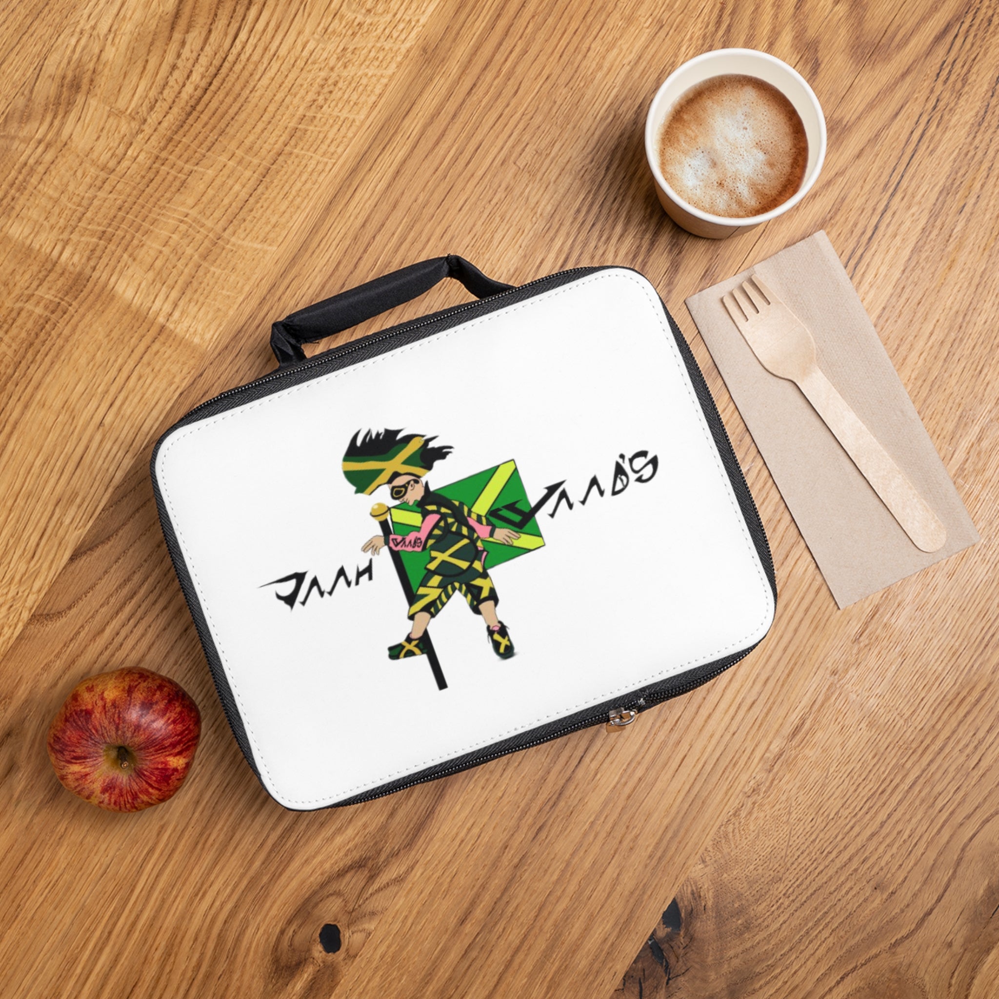 Jamaican Vibe Lunch Bag, Stylish Insulated Lunch Box, Unique Adult Lunch Tote, Back to School Bag, Eco-Friendly Food Carrier