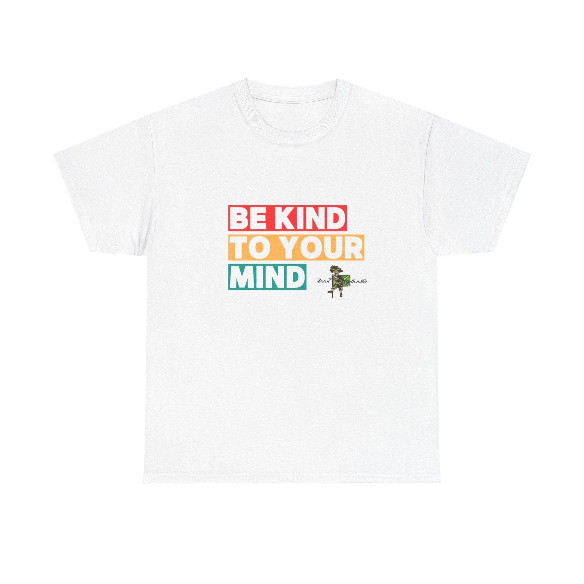 Unisex Heavy Cotton Tee - 'Be Kind to Your Mind' Funny Graphic Tee, Gift for Mental Health Awareness, Casual Wear, Positive Vibes, [...]