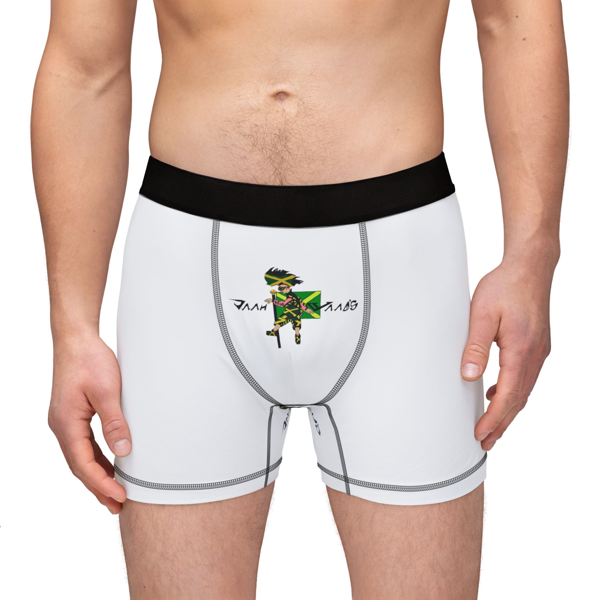 Men's Boxers with Fun Print, Comfortable Men's Underwear, Stylish Boxer Briefs, Playful Gift for Him, Casual Everyday Wear