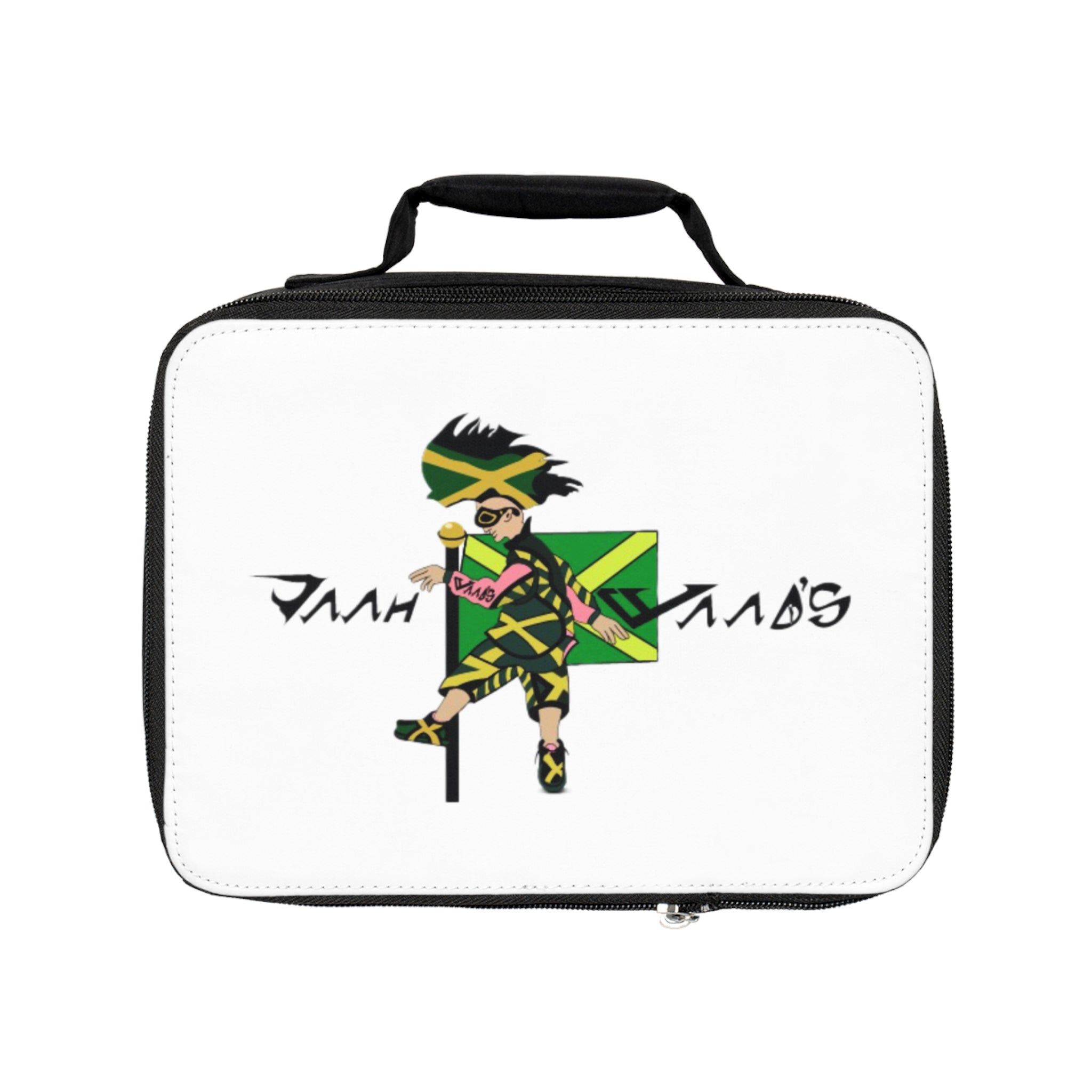 Jamaican Vibe Lunch Bag, Stylish Insulated Lunch Box, Unique Adult Lunch Tote, Back to School Bag, Eco-Friendly Food Carrier