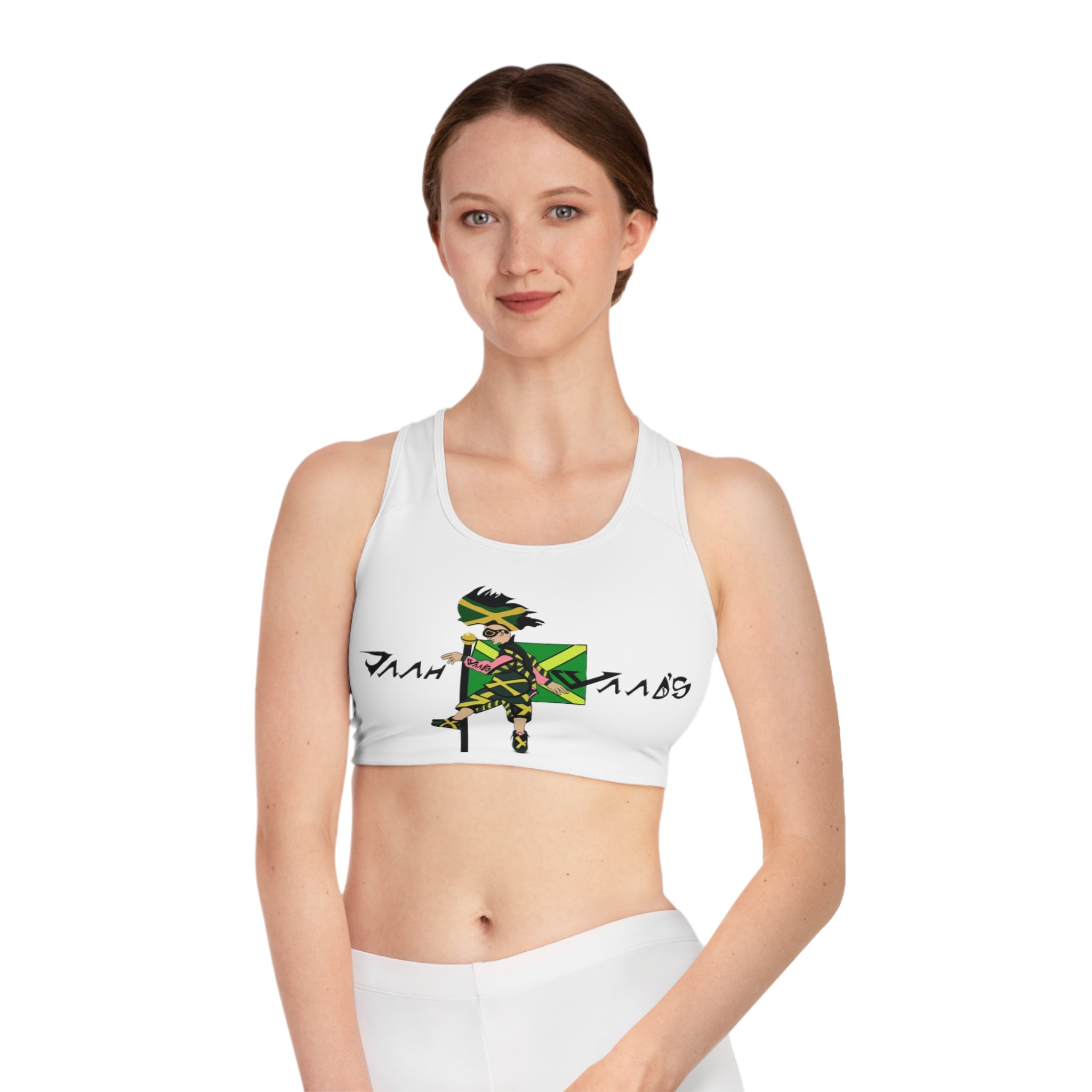 Vibrant Graphic Sports Bra | Athletic Wear, Fitness Apparel, Workout Gear, Inspirational Sports Bra, Active Lifestyle