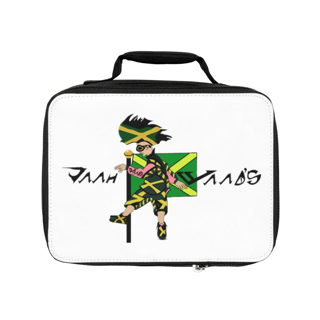 Vibrant Lunch Bag with Jamaican-Inspired Design, Eco-Friendly Tote, Perfect for Kids & Adults, Great for School, Picnics, Gifts, and Travel