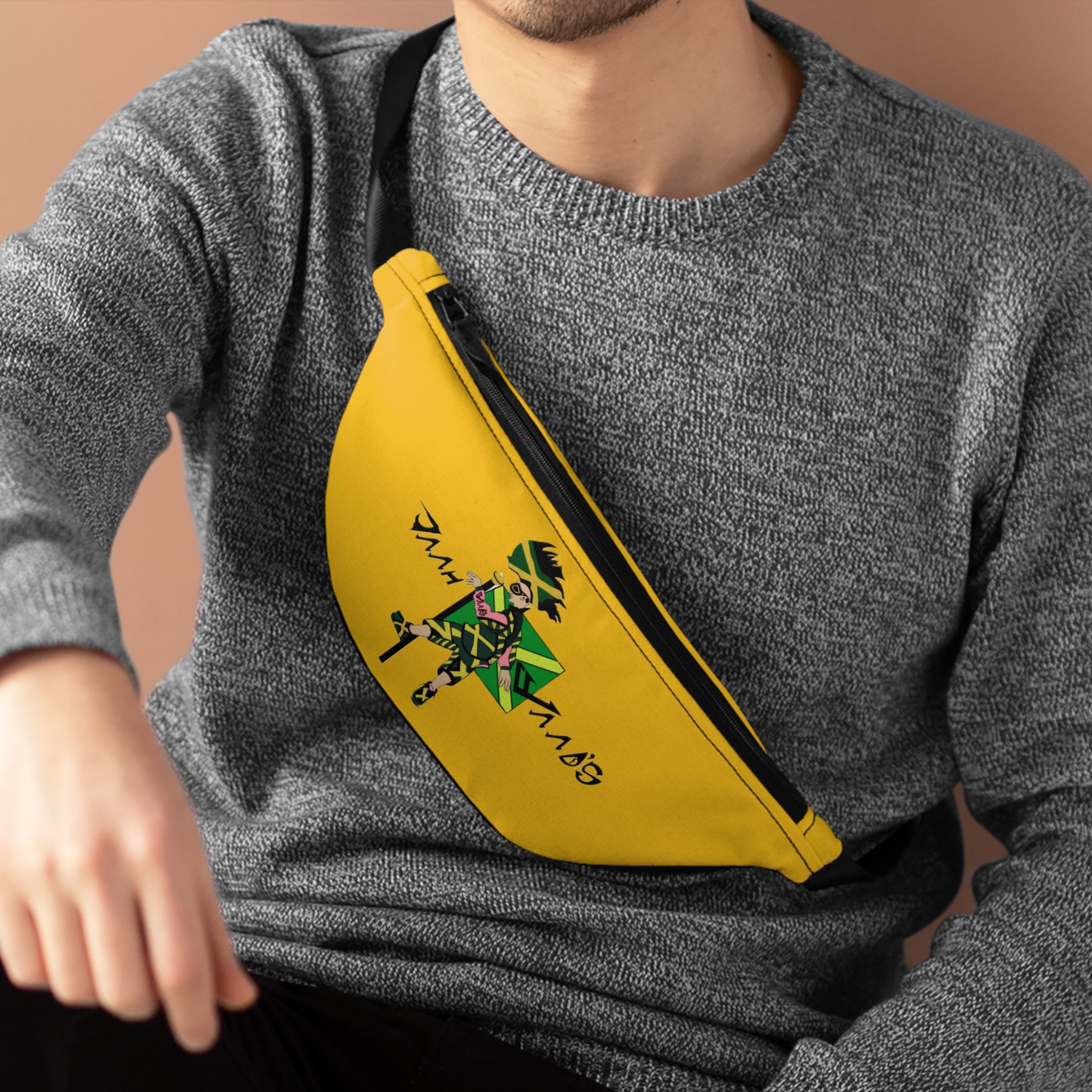 Stylish Fanny Pack with Bold Graphic, Perfect for Festivals, Travel, and Everyday Use | Unique Gift, Lightweight, Functional