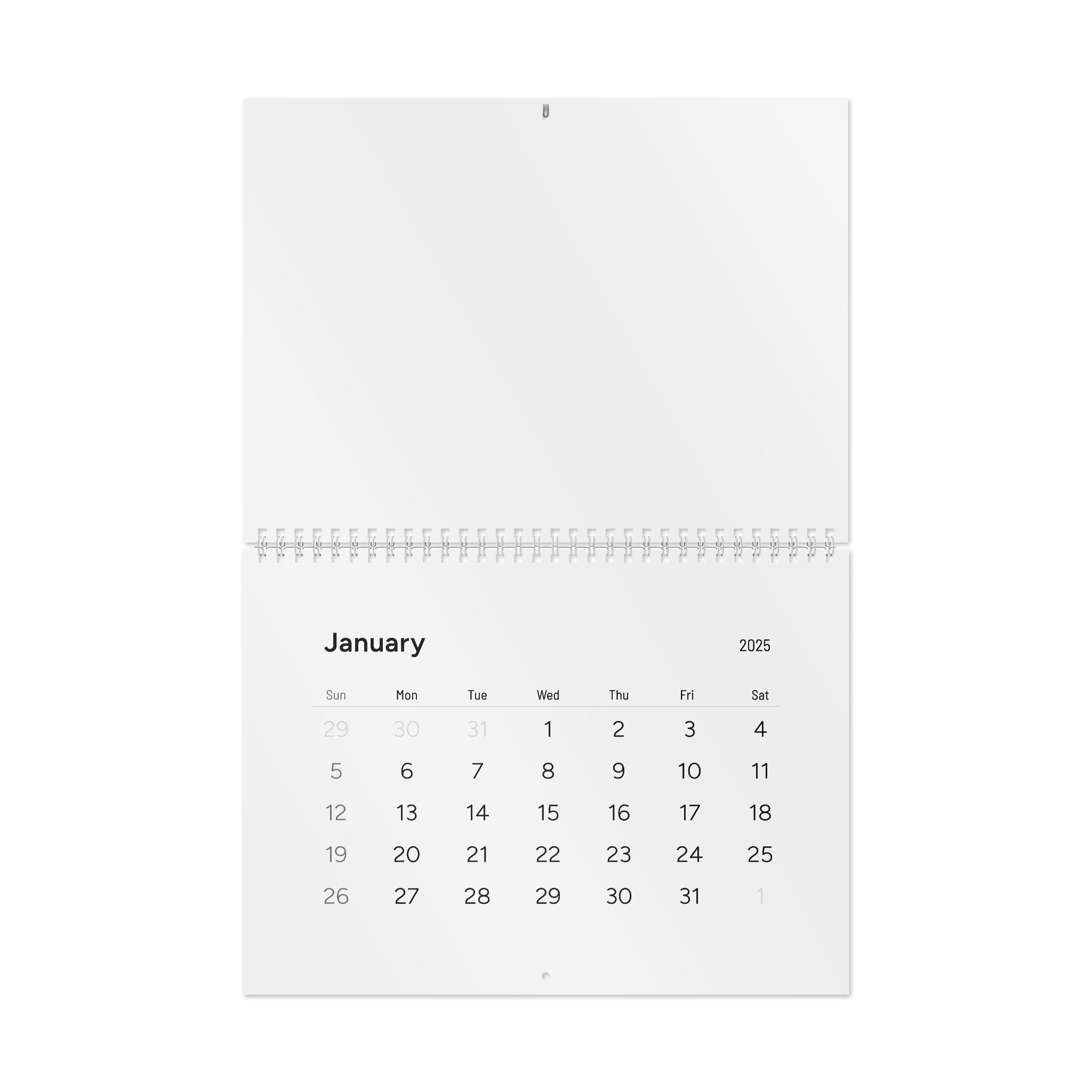 2025 Minimalist Wall Calendar | Yearly Planner, Timeless Design, Home Office Decor, Gift for Organizers, Stylish Wall Art