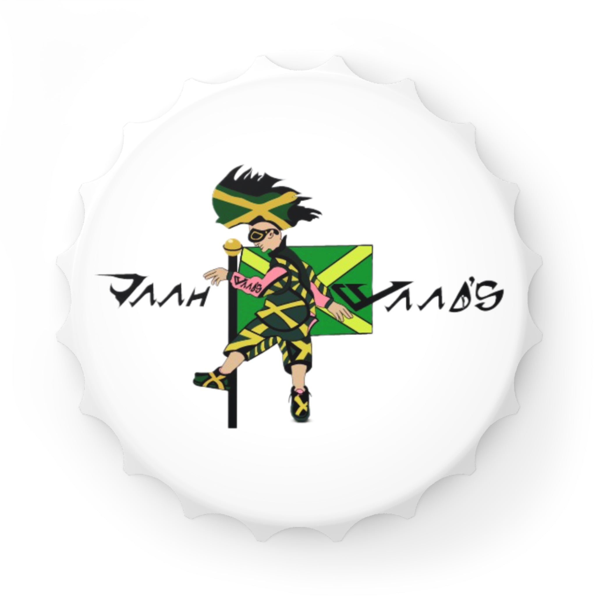Jamaican Flag Bottle Opener, Unique Barware, Gift for Beer Lovers, Retro Kitchen Decor, Jamaican Culture, Summer Party Accessory