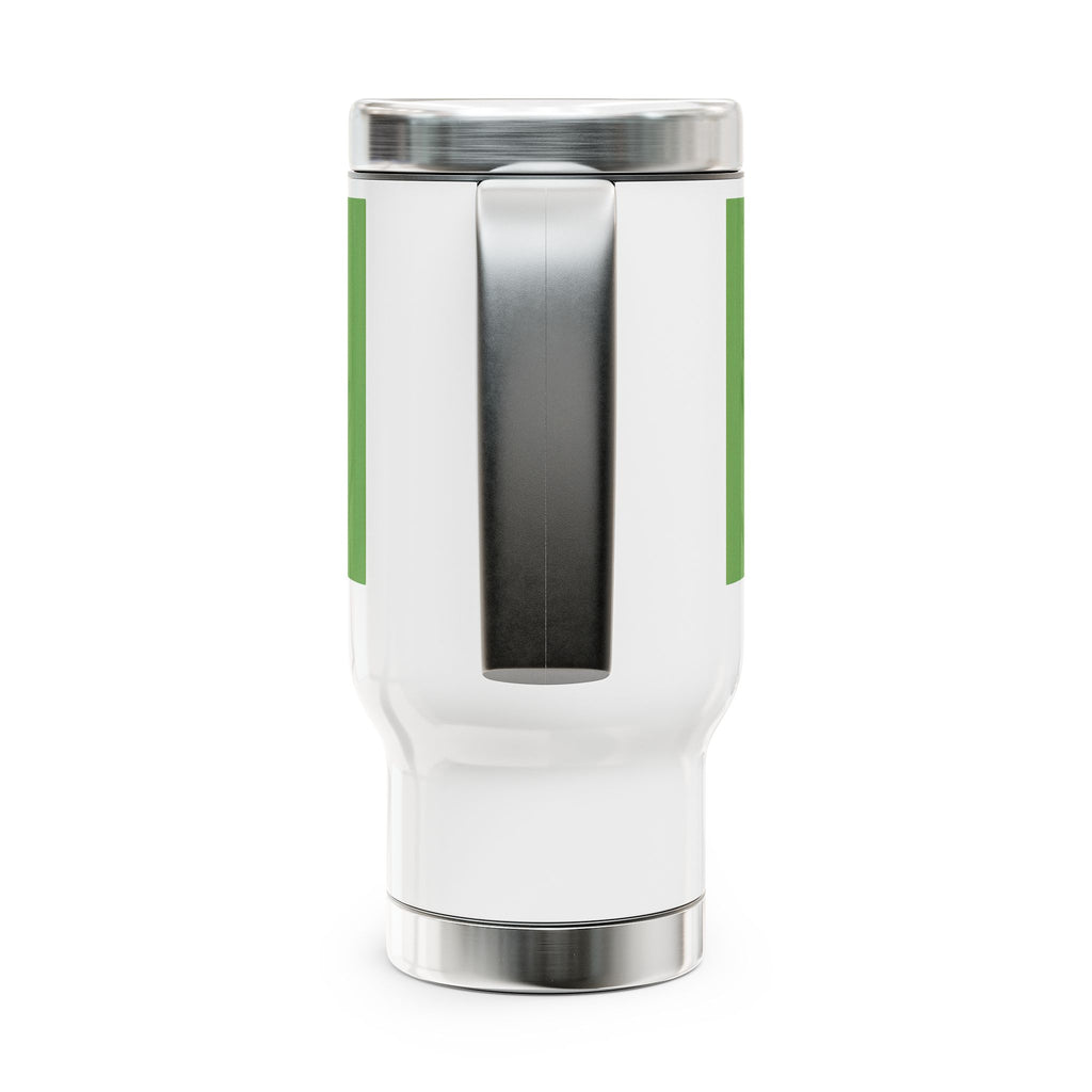 Vibrant Stainless Steel Travel Mug, Stylish Travel Cup, Insulated Coffee Mug, Unique Holiday Gift, Adventure Mug for Coffee Lovers